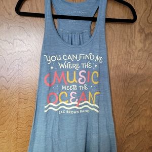Zac Brown Blue Racerback